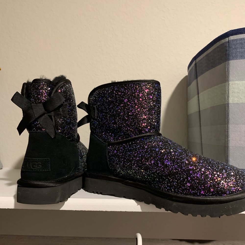 UGG Mini Bow Cosmos Boot Galaxy